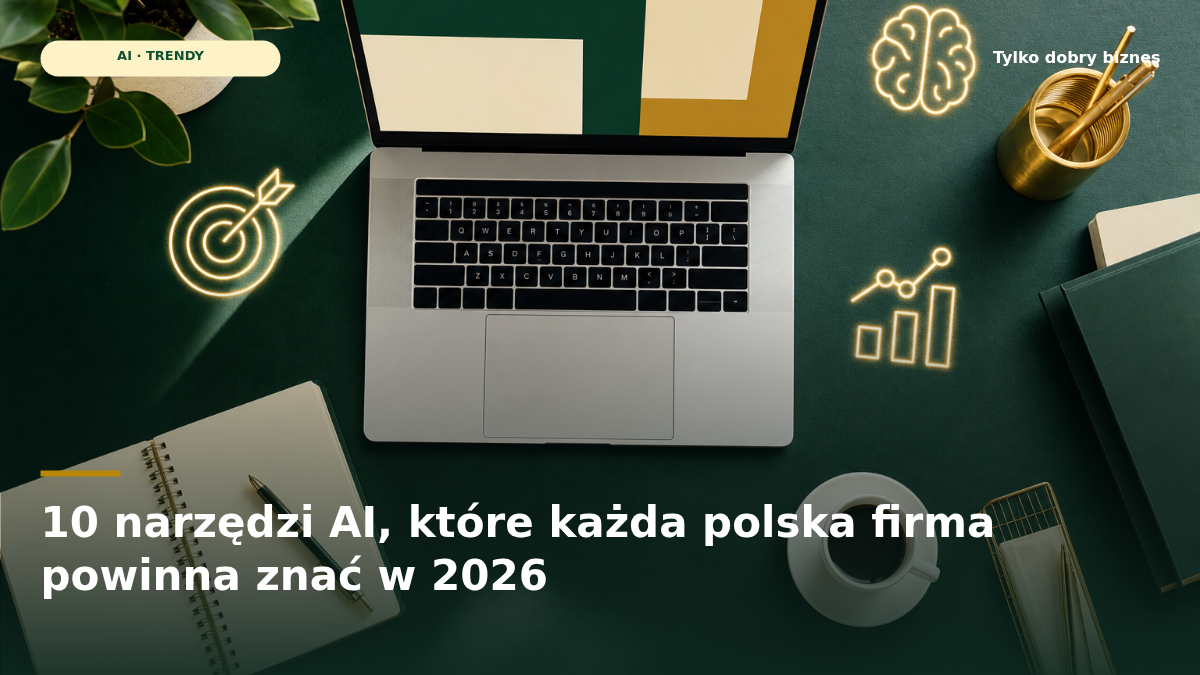 10 narzędzi AI dla polskich firm w 2026 — przewodnik praktyczny