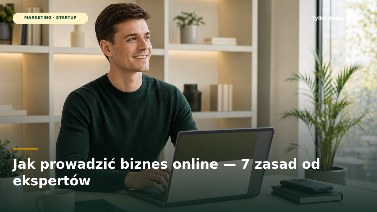 Jak prowadzić biznes online w 2026 roku — 7 zasad od ekspertów